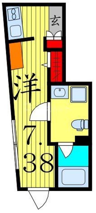 Rinascita町屋凛の間取り