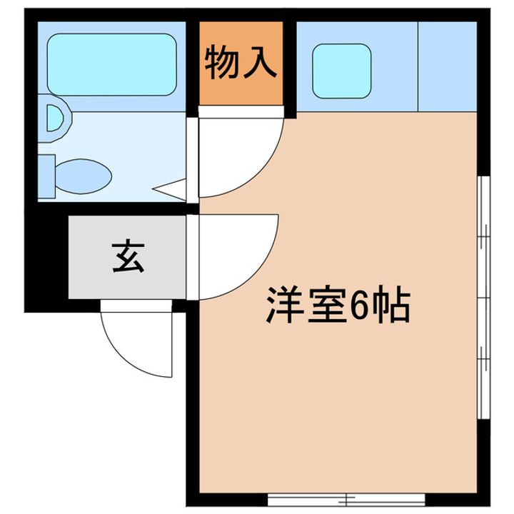 静岡県浜松市中央区北寺島町(マンション)の賃貸物件の間取り