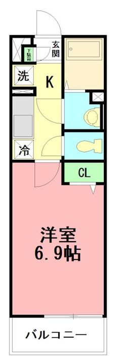 神奈川県藤沢市高倉(アパート)の賃貸物件の間取り