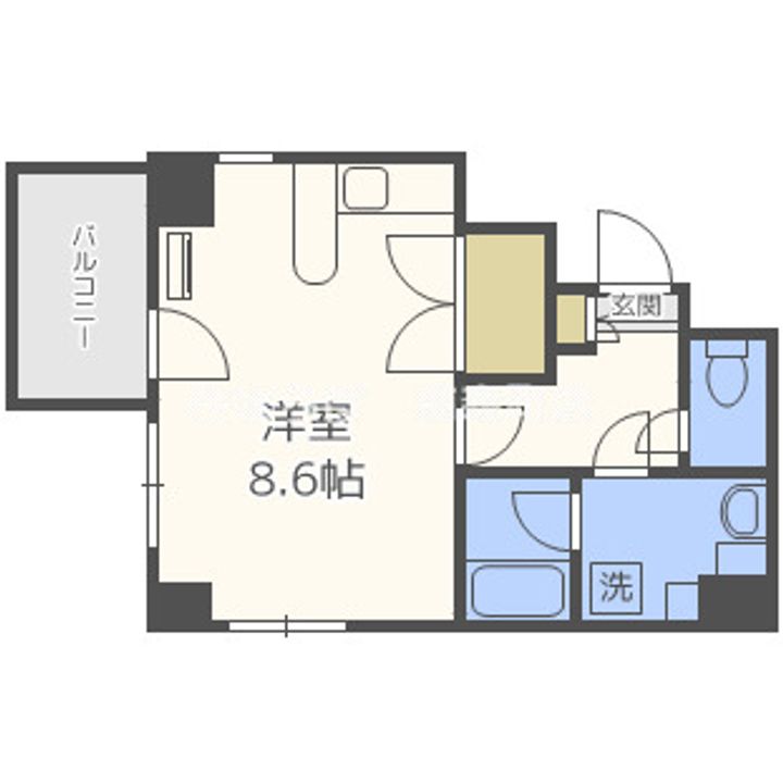 大阪府大阪市浪速区日本橋東3(マンション)の賃貸物件の間取り