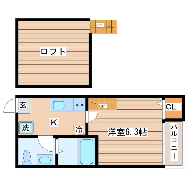 フォレスト長町の間取り