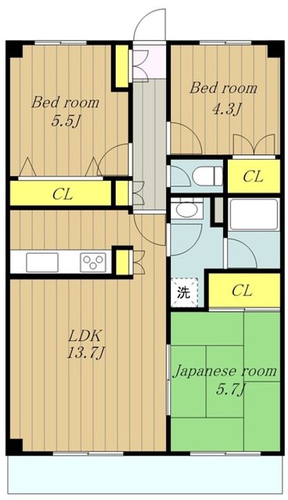 プライムコートの間取り