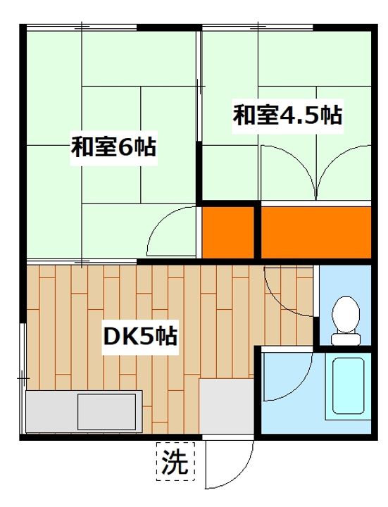 神奈川県横浜市保土ヶ谷区瀬戸ケ谷町(アパート)の賃貸物件の間取り