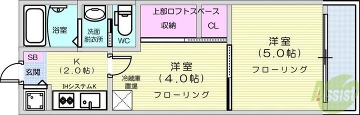 STトラストタワーの間取り