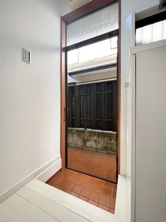 コーポ山崎の玄関