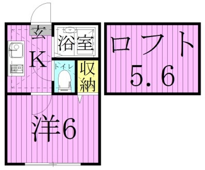 東京都足立区西新井3(アパート)の賃貸物件の間取り