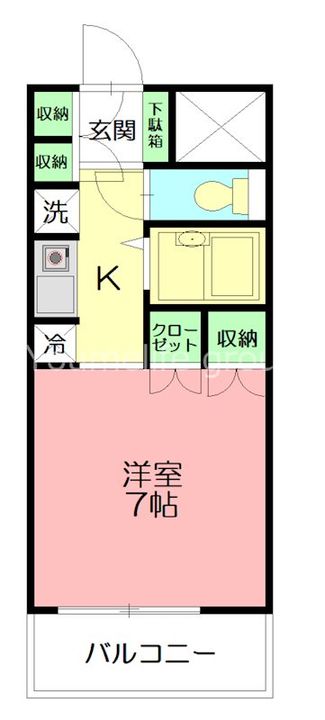 厚木アザレアビルの間取り