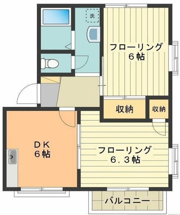 グリーンヒルAの間取り