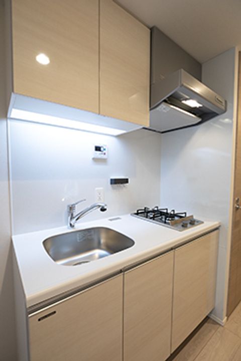東京都千代田区外神田6(マンション)の賃貸物件のキッチン