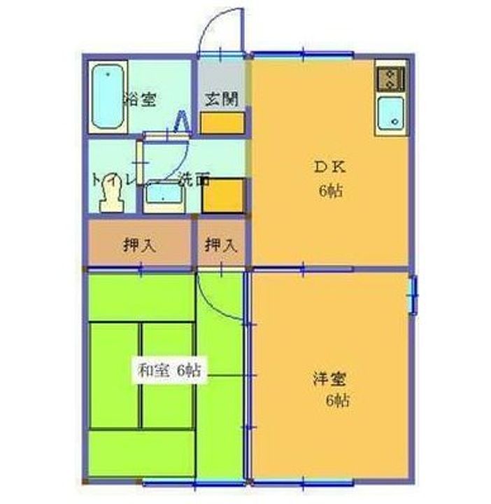 プレジール・朝陽の間取り