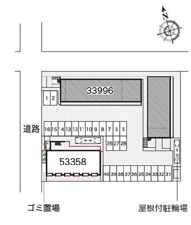 レオパレスアマデウスの地図