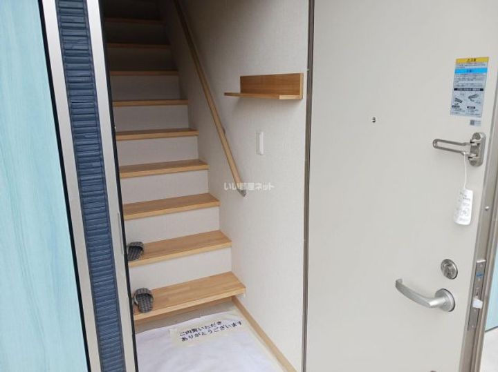 茨城県つくばみらい市絹の台5(アパート)の賃貸物件の玄関