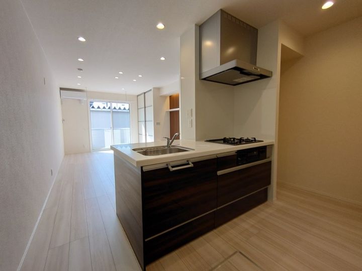 グラデーションのキッチン