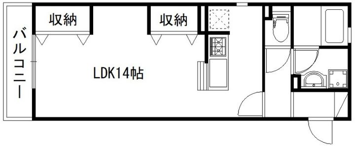 グラデーションの間取り