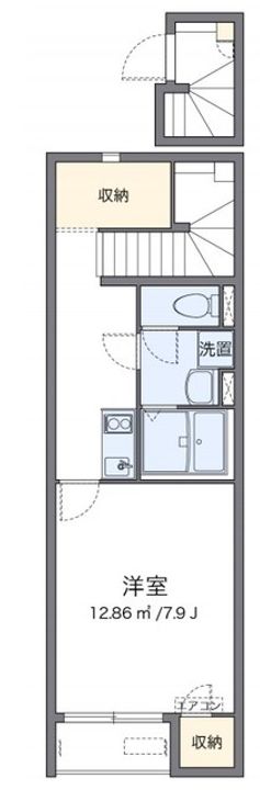 東京都町田市南町田1(アパート)の賃貸物件の間取り