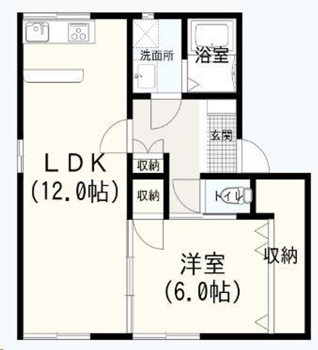 フォーレント若楠の間取り