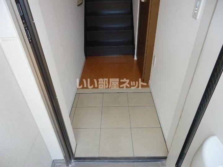 栃木県佐野市高萩町(アパート)の賃貸物件の玄関