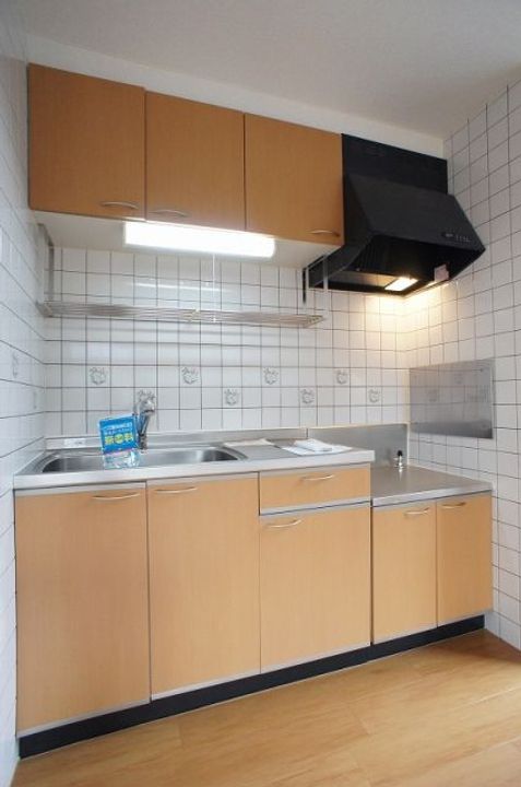 福島県いわき市平字胡摩沢(アパート)の賃貸物件のキッチン