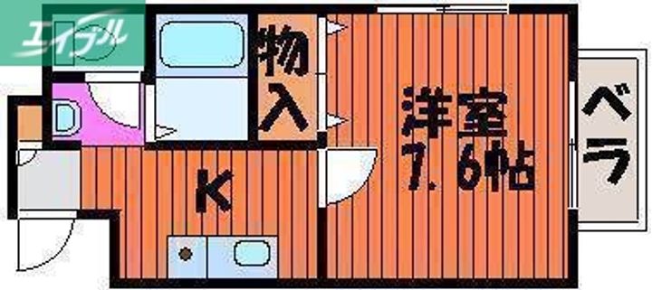 カサブランカ十日市の間取り