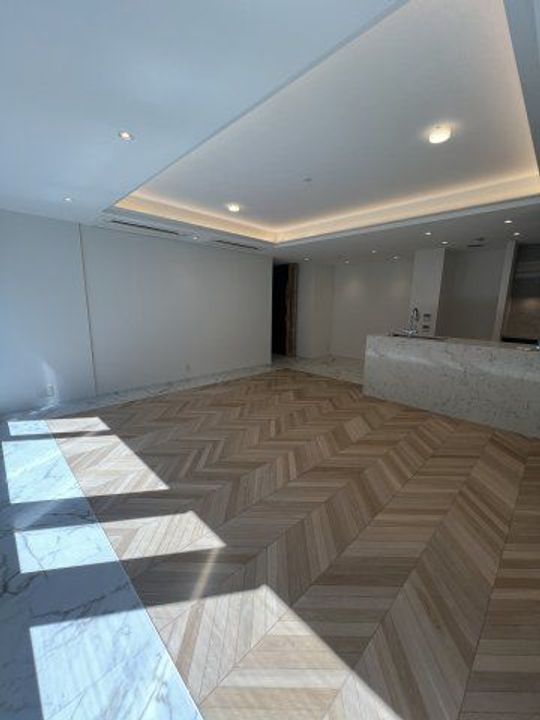 パークマンション鳥居坂の居間