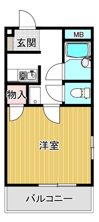 東京都中野区上高田3(マンション)の賃貸物件の間取り