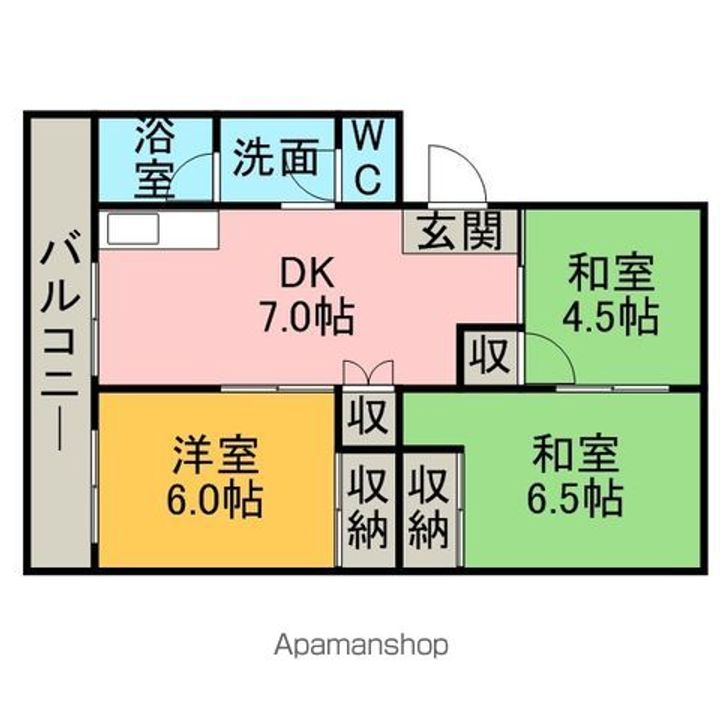 西日本かなえ第1ビルの間取り