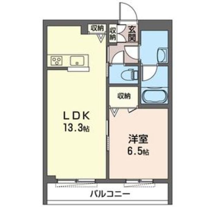 神奈川県川崎市多摩区中野島6(マンション)の賃貸物件の間取り