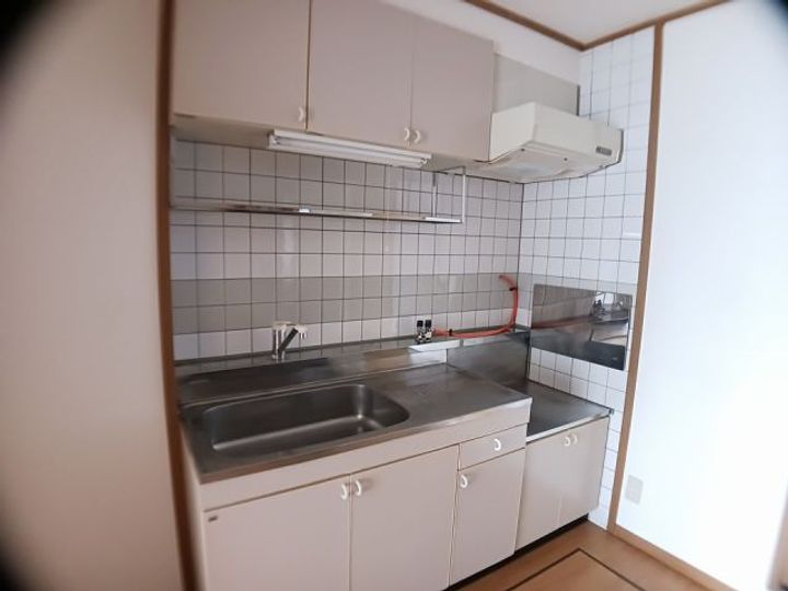 大阪府大阪狭山市池尻北2(アパート)の賃貸物件のキッチン