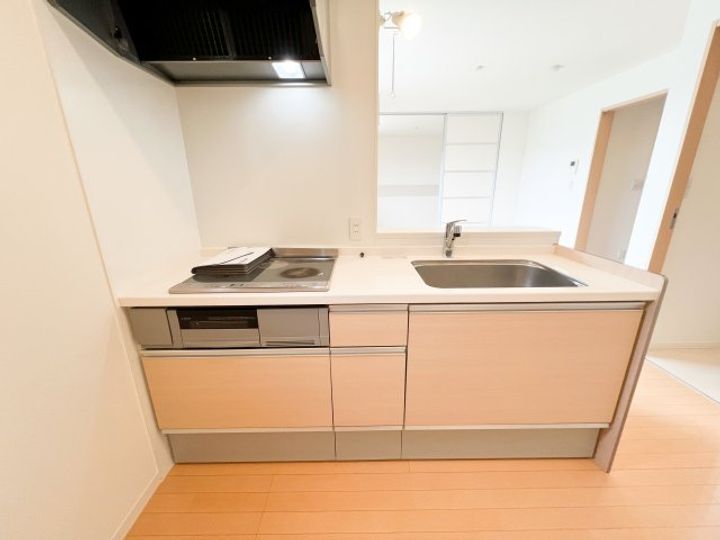 高知県高知市朝倉丙(マンション)の賃貸物件のキッチン