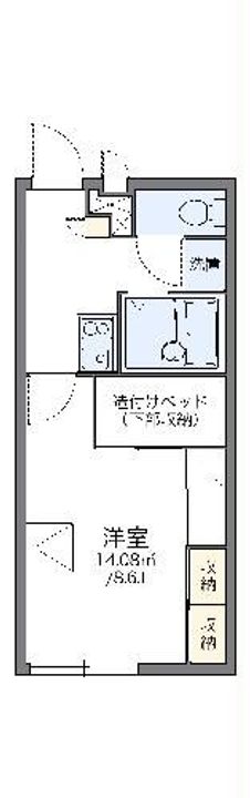 レオパレスディアコートの間取り