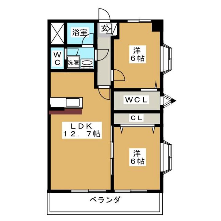 ベルタ上大岡(ベルタカミオオオカ)の間取り