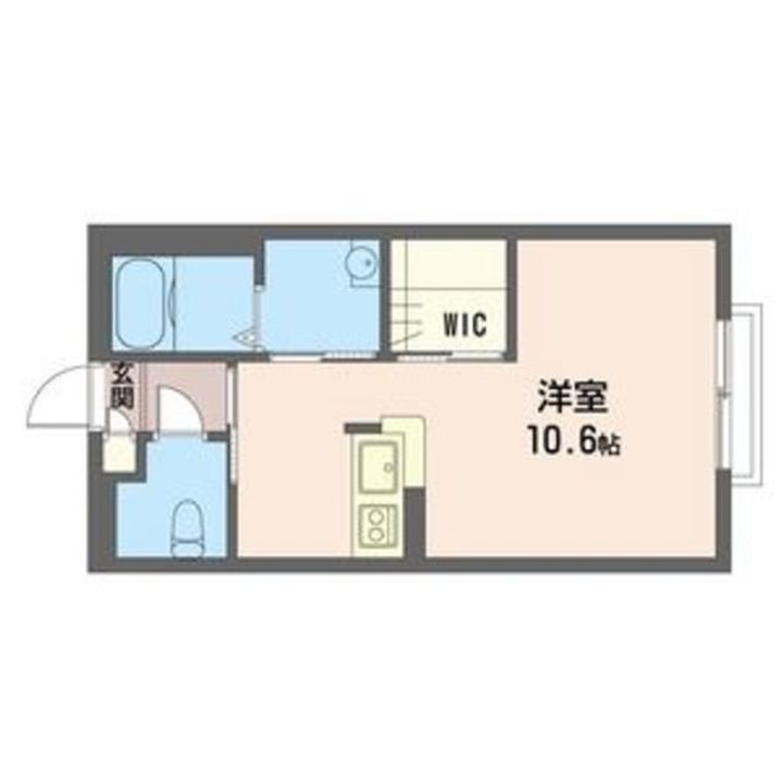 神奈川県川崎市多摩区菅野戸呂(アパート)の賃貸物件の間取り