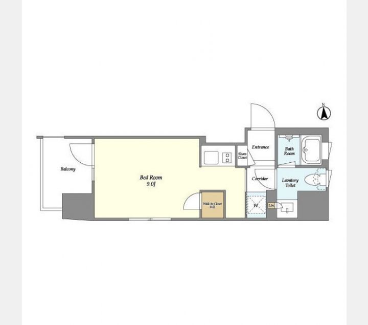 ミュプレ高田馬場の間取り