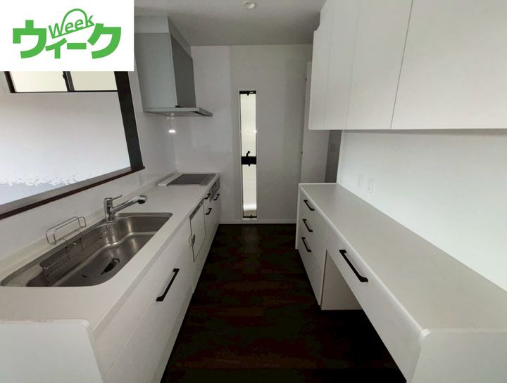 岡山県岡山市北区田中(一戸建)の賃貸物件のキッチン