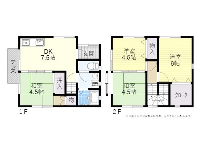 大分県大分市大字政所(一戸建)の賃貸物件の間取り