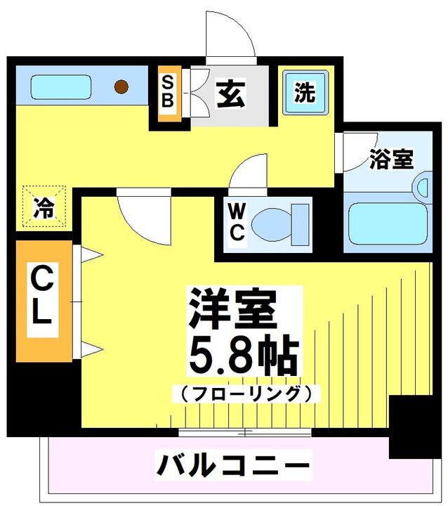 東京都府中市寿町3(マンション)の賃貸物件の間取り