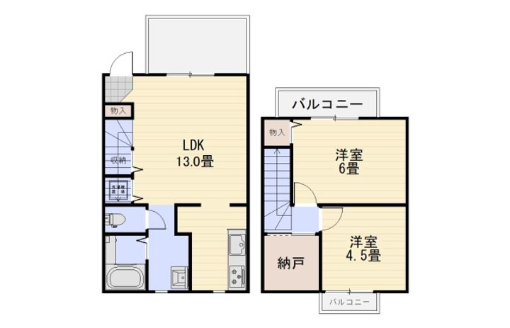 広島県広島市安佐南区大町東3(一戸建)の賃貸物件の間取り