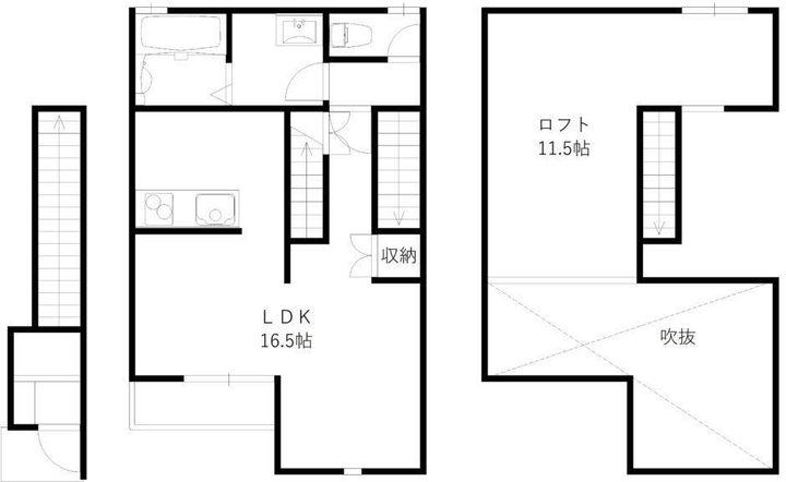 アーティス高崎の間取り