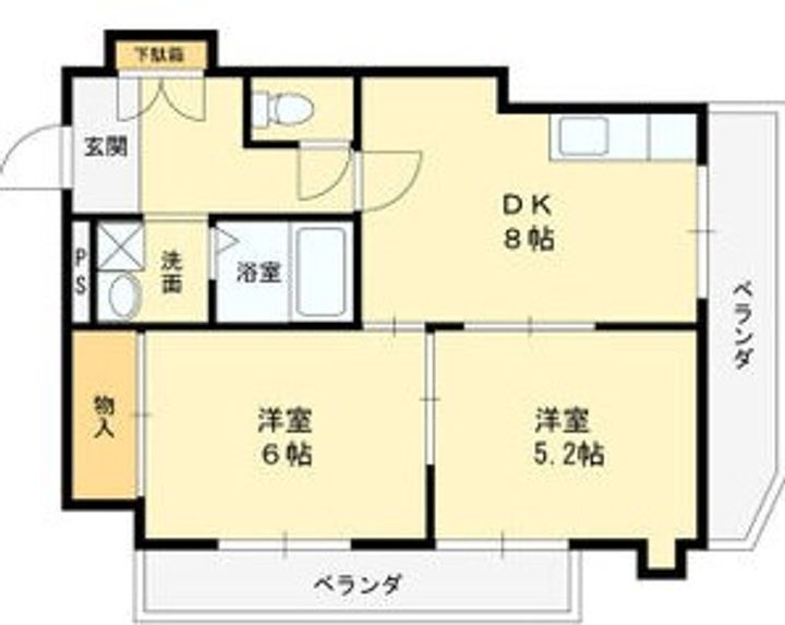 ラパンジール粉浜の間取り