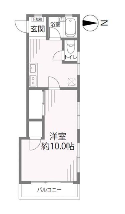 東京都板橋区小茂根1(アパート)の賃貸物件の間取り
