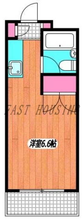 東京都新宿区西新宿5(アパート)の賃貸物件の間取り
