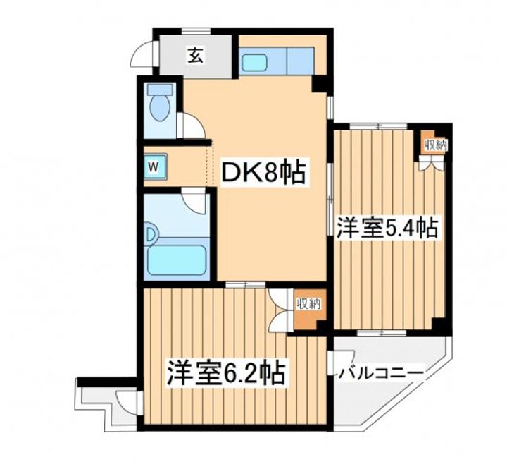 サンクアジュールの間取り