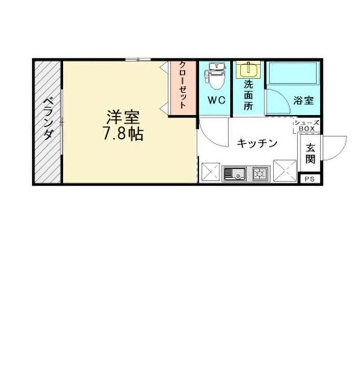 ベルフォーレ和多田の間取り