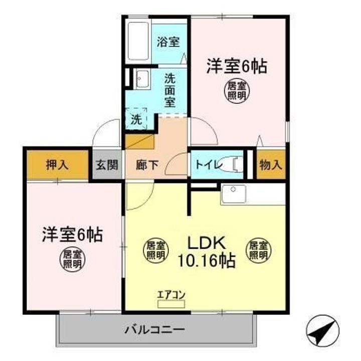 プライム長浦の間取り