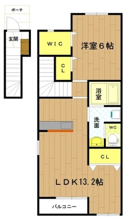 三重県多気郡明和町大字坂本(アパート)の賃貸物件の間取り