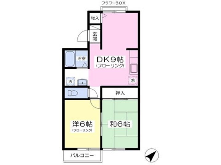 メゾン長命の間取り