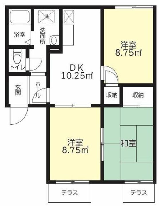 スプルースIV B棟の間取り