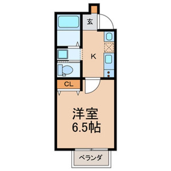 キャメル松戸岩瀬の間取り