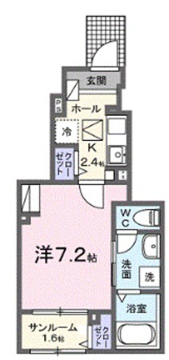 スイートピーの間取り