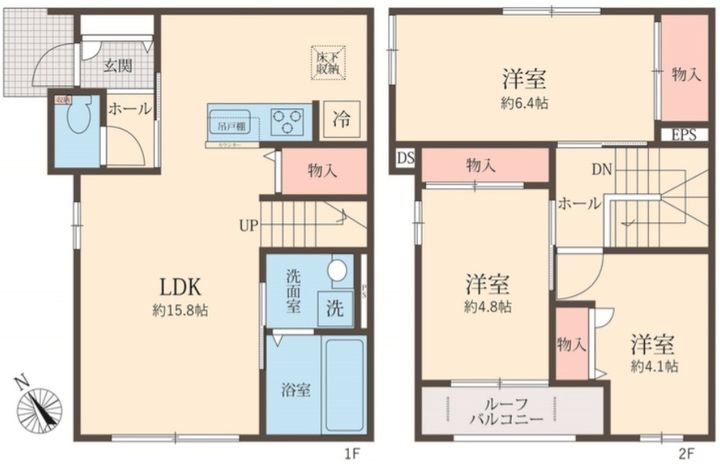 埼玉県志木市幸町1(一戸建)の賃貸物件の間取り